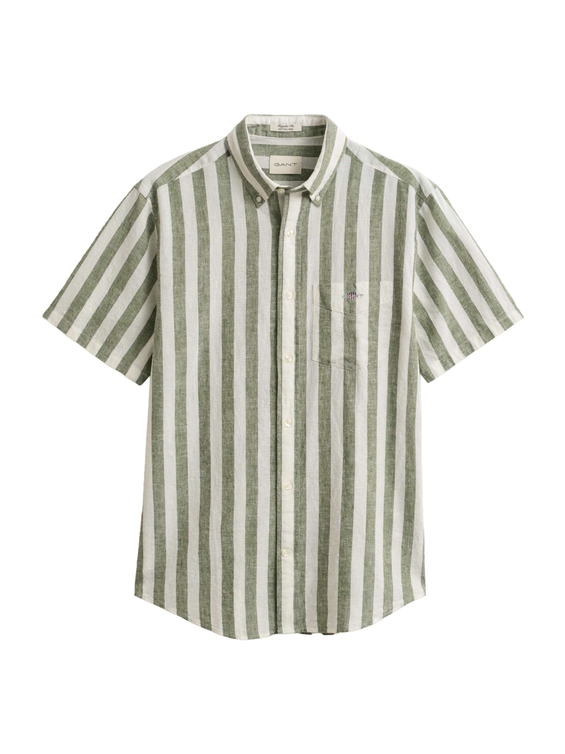 GANT Рубашка на пуговицах светлого зеленого цвета Regular fit
GANT Рубашка на пуговицах светлого зеленого цвета Regular fit