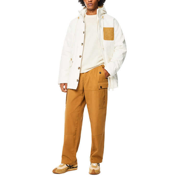 Пальто-парка мужское белое Loewe, белый
Пальто-парка мужское белое Loewe, белый