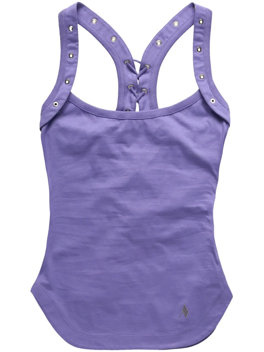 Топ с люверсами The Attico, фиолетовый
Топ с люверсами The Attico, фиолетовый