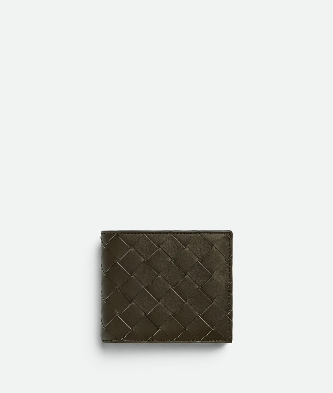 Intrecciato bi-fold wallet with coin purse BOTTEGA VENETA, хаки/темный пралине
Intrecciato bi-fold wallet with coin purse BOTTEGA VENETA, хаки/темный пралине