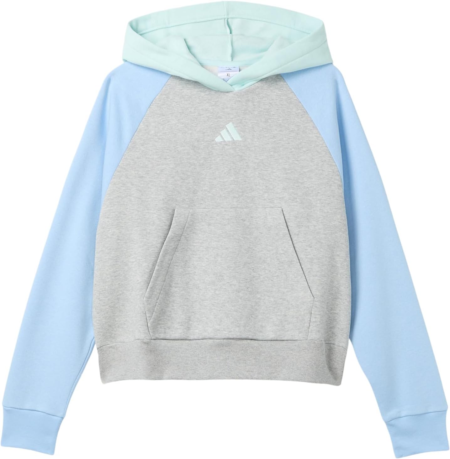 Пуловер adidas Kids Colorblock Fleece Hooded Pullover, цвет Medium Grey Heather
Пуловер adidas Kids Colorblock Fleece Hooded Pullover, цвет Medium Grey Heather
