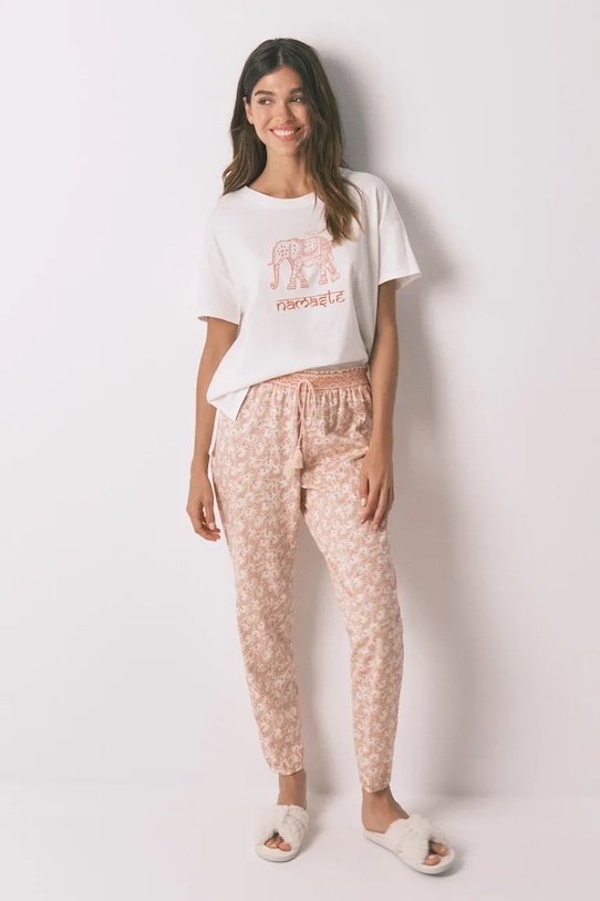 Хлопковые пижамные штаны Women'Secret, оранжевый
Хлопковые пижамные штаны Women'Secret, оранжевый