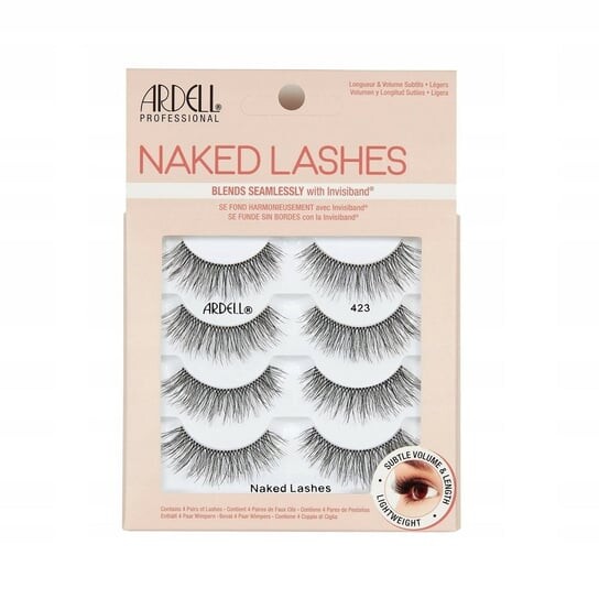 Накладные ресницы на полоске, 423 Черный Ardell, Naked Lashes
Накладные ресницы на полоске, 423 Черный Ardell, Naked Lashes