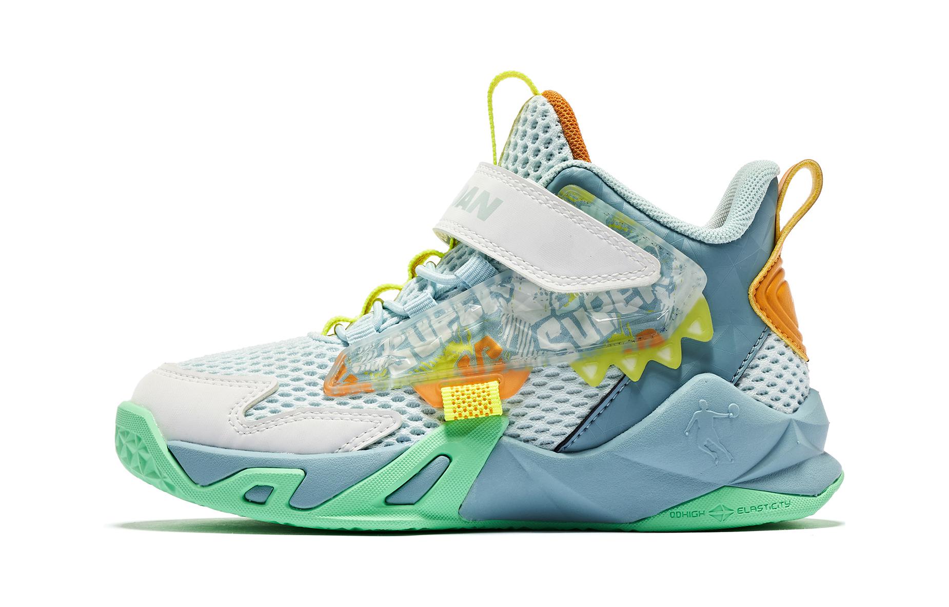 QIAODAN Баскетбольные кроссовки с высоким верхом, устойчивые к истиранию, синие и серые, для детей от 3 до 7 лет
QIAODAN Баскетбольные кроссовки с высоким верхом, устойчивые к истиранию, синие и серые, для детей от 3 до 7 лет