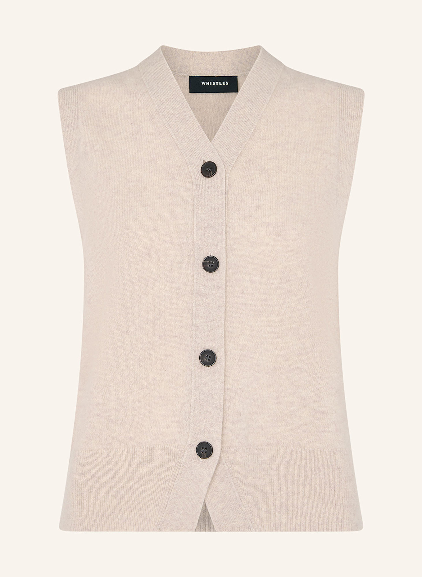 Вязаный жилет Whistles, бежевый
Вязаный жилет Whistles, бежевый