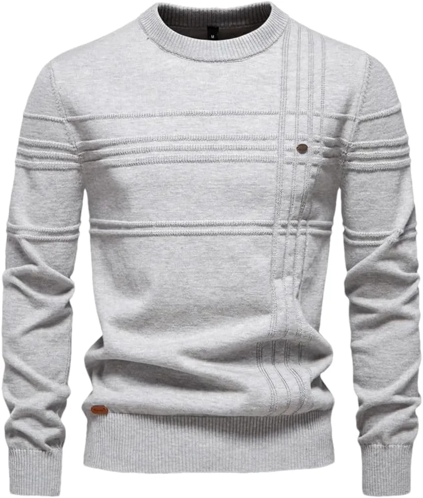 Мужской свитер-пуловер вязаный теплый
Мужской свитер-пуловер вязаный теплый