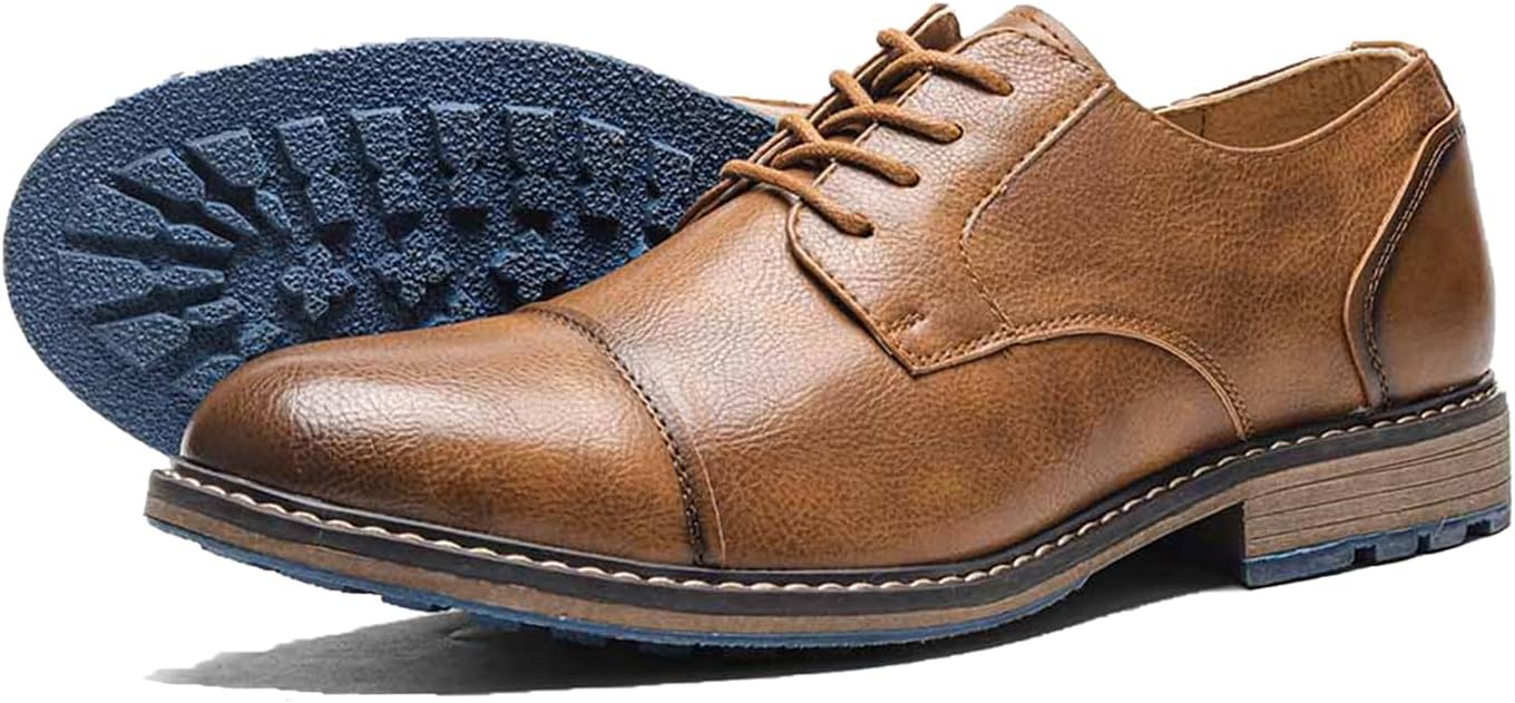 Мужские кожаные оксфорды с крыльями, ортопедические классические туфли, повседневные, удобные, с нескользящей подошвой, для бизнеса и офиса, лоферы дерби Angrymonkey, коричневый
Мужские кожаные оксфорды с крыльями, ортопедические классические туфли, повседневные, удобные, с нескользящей подошвой, для бизнеса и офиса, лоферы дерби Angrymonkey, коричневый