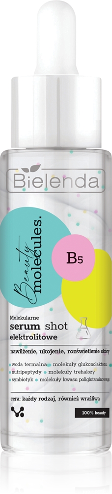 Успокаивающая и увлажняющая сыворотка Beauty Molecules Bielenda, 30 гр
Успокаивающая и увлажняющая сыворотка Beauty Molecules Bielenda, 30 гр