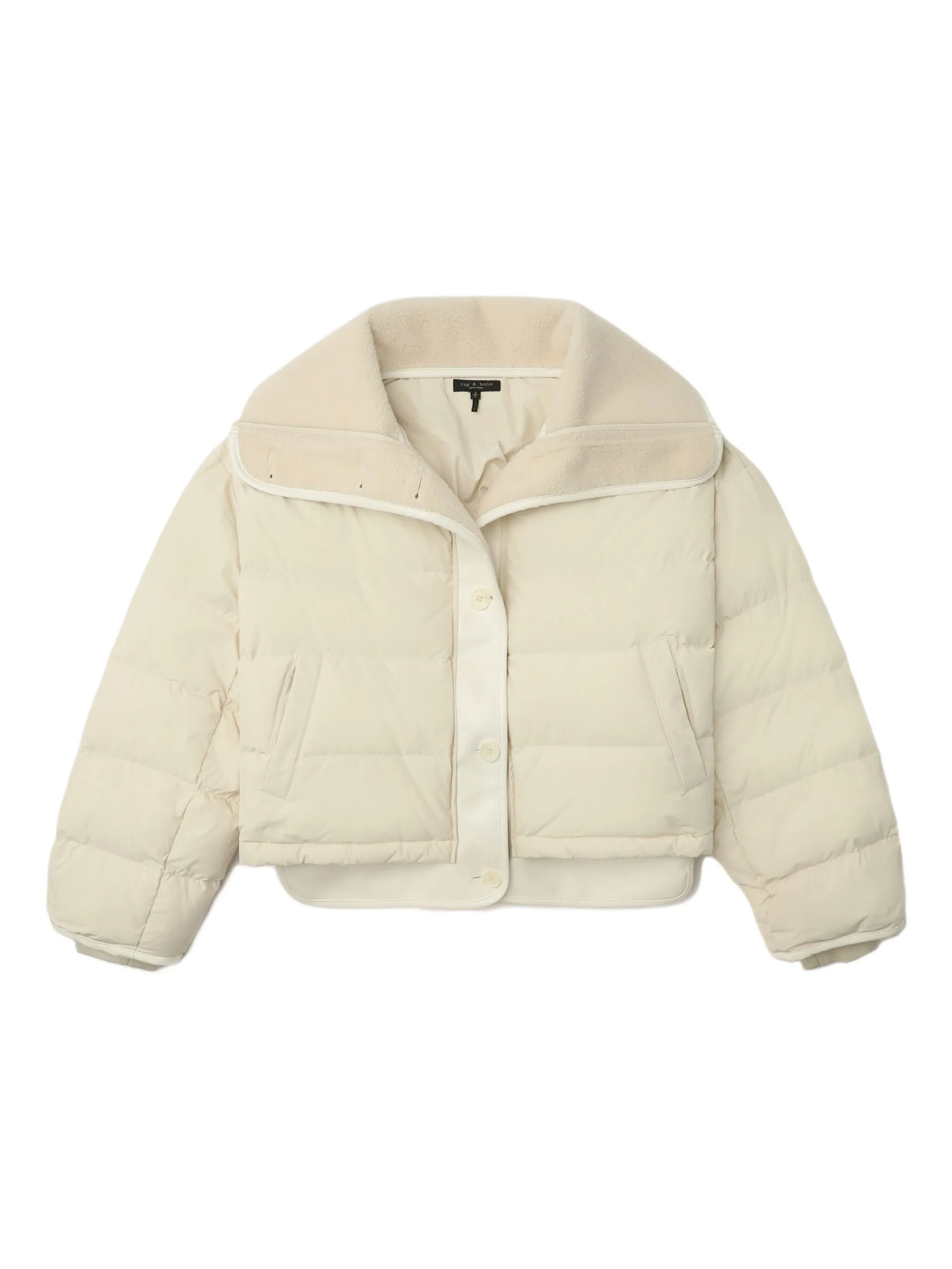 Пуховик на пуговицах Gloria Rag & Bone, нейтральный
Пуховик на пуговицах Gloria Rag & Bone, нейтральный