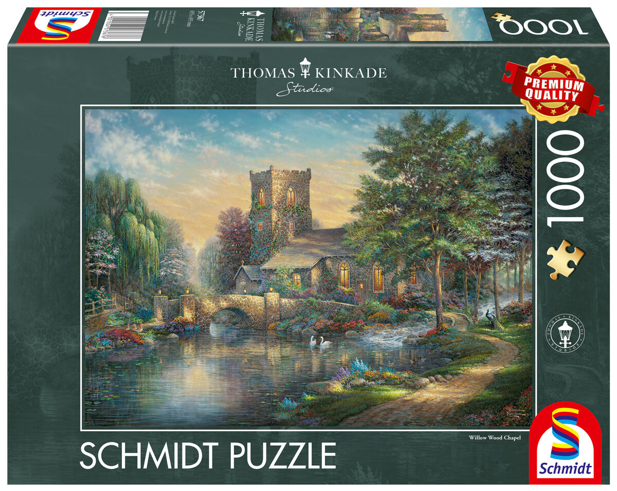 Шмидт, Пазл PQ THOMAS KINKADE Chapel, 1000 шт. Schmidt
Шмидт, Пазл PQ THOMAS KINKADE Chapel, 1000 шт. Schmidt