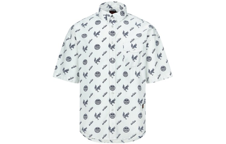 Рубашка мужская белая по всей земле Evisu, белый
Рубашка мужская белая по всей земле Evisu, белый