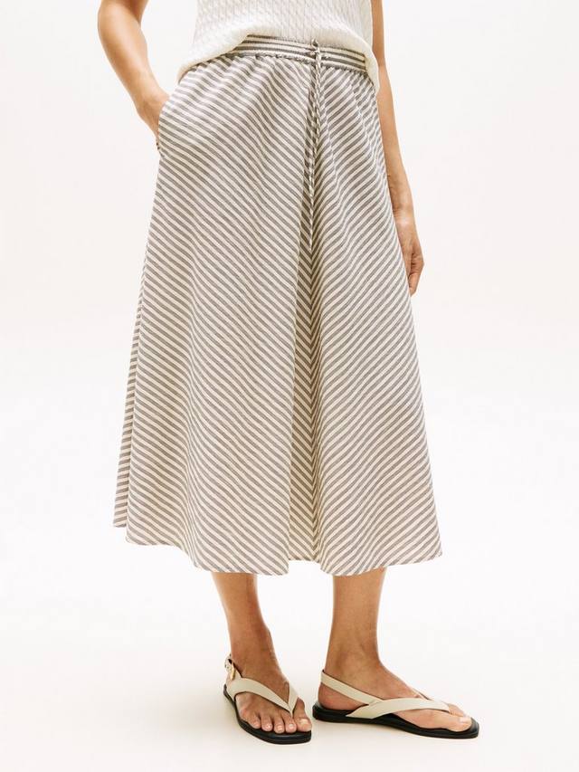 Кринкл миди-юбка трапеция Tommy Hilfiger, Natural/Multi
Кринкл миди-юбка трапеция Tommy Hilfiger, Natural/Multi