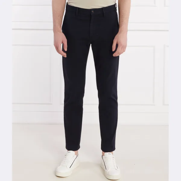 Зауженные брюки-чиносы Boss, синий
Зауженные брюки-чиносы Boss, синий