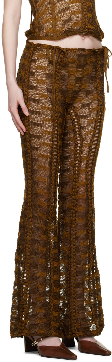 Коричневые брюки для отдыха с разрезами и разрывами Isa Boulder
Коричневые брюки для отдыха с разрезами и разрывами Isa Boulder