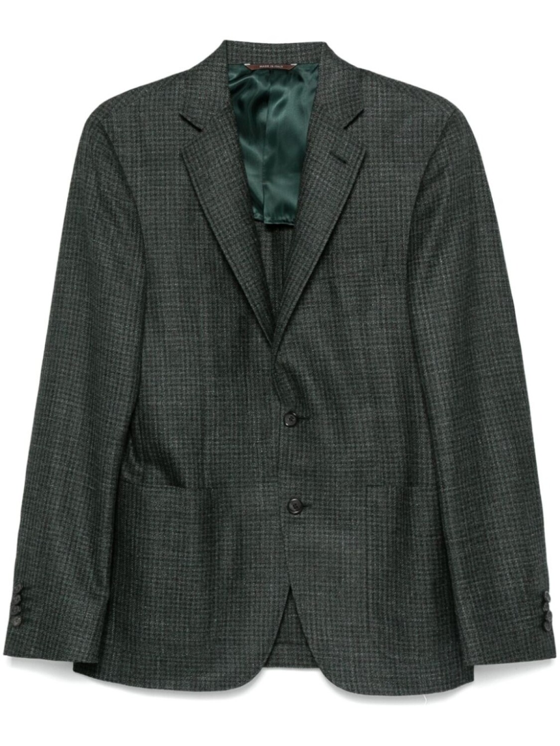 Пиджак в ломаную клетку Canali, зеленый
Пиджак в ломаную клетку Canali, зеленый