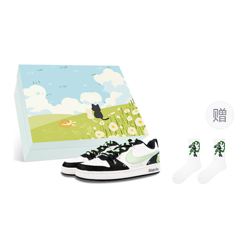 Кроссовки Nike Court Borough 2 Skateboarding Shoes Women's Low-top Black/White/Green, зеленый
Кроссовки Nike Court Borough 2 Skateboarding Shoes Women's Low-top Black/White/Green, зеленый