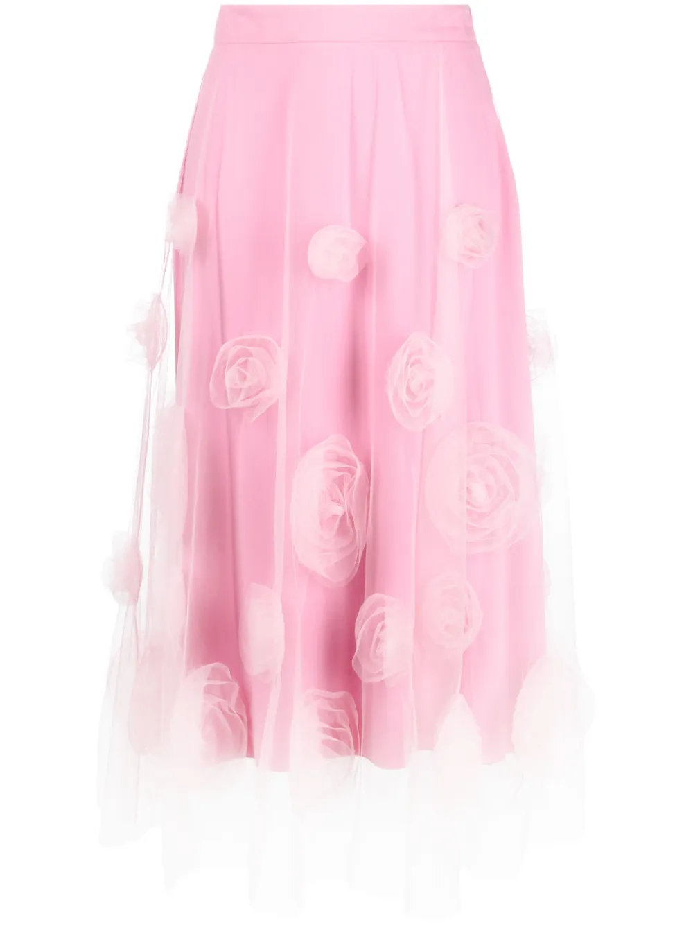 Юбка миди из тюля с цветочной аппликацией Viktor & Rolf, розовый
Юбка миди из тюля с цветочной аппликацией Viktor & Rolf, розовый