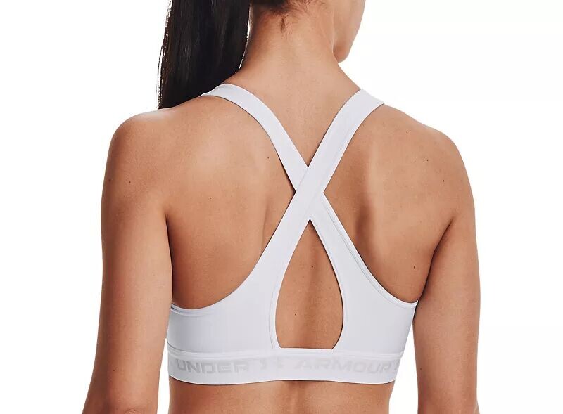 Женский спортивный бюстгальтер средней длины с перекрещенной спинкой Under Armour, белый
Женский спортивный бюстгальтер средней длины с перекрещенной спинкой Under Armour, белый