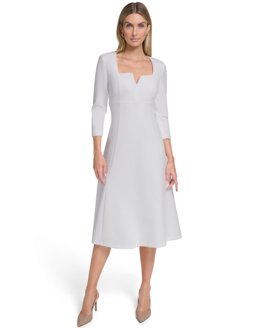 Женское платье миди на молнии Calvin Klein, Cream
Женское платье миди на молнии Calvin Klein, Cream