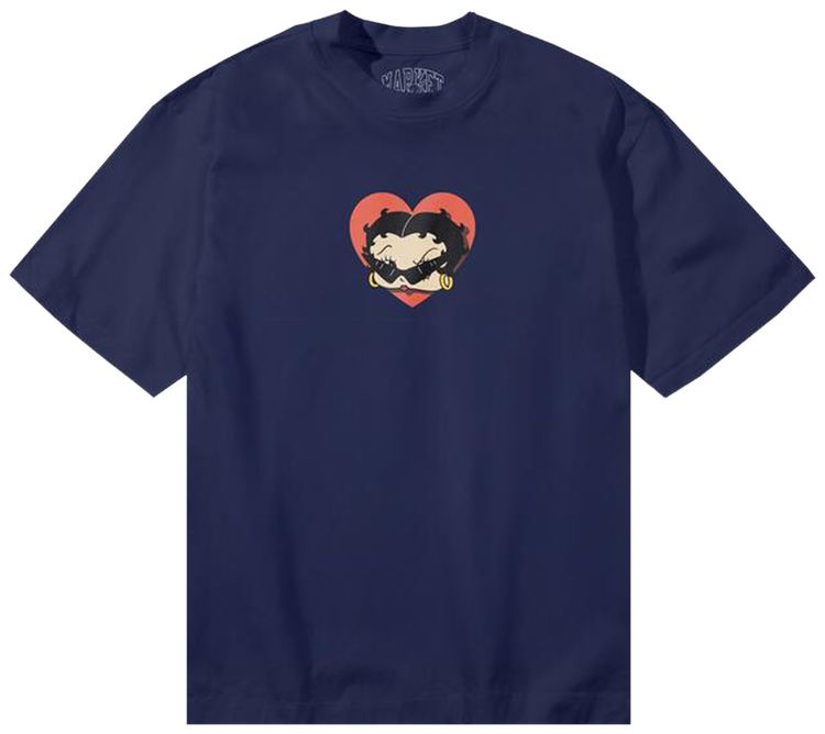 Футболка Market Betty Boop Sweetheart, темно-синяя
Футболка Market Betty Boop Sweetheart, темно-синяя