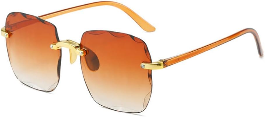 Женские солнцезащитные очки без оправы, модные очки с градиентными линзами, винтажные солнцезащитные очки с металлическими дужками, классические очки с защитой от УФ-излучения UV400 TKKTLLT, Kd98010-1-c2
Женские солнцезащитные очки без оправы, модные очки с градиентными линзами, винтажные солнцезащитные очки с металлическими дужками, классические очки с защитой от УФ-излучения UV400 TKKTLLT, Kd98010-1-c2