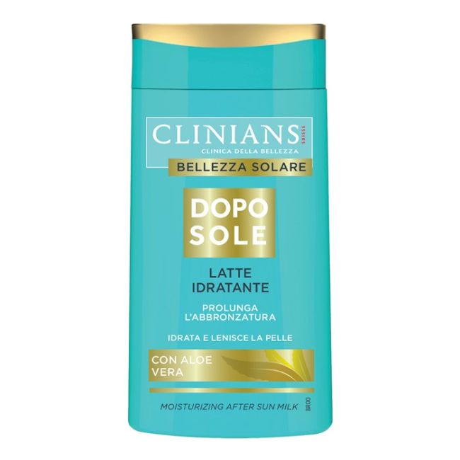 Dopo Sole Latte idratante увлажняющее молочко после загара Clinians, 200 мл
Dopo Sole Latte idratante увлажняющее молочко после загара Clinians, 200 мл