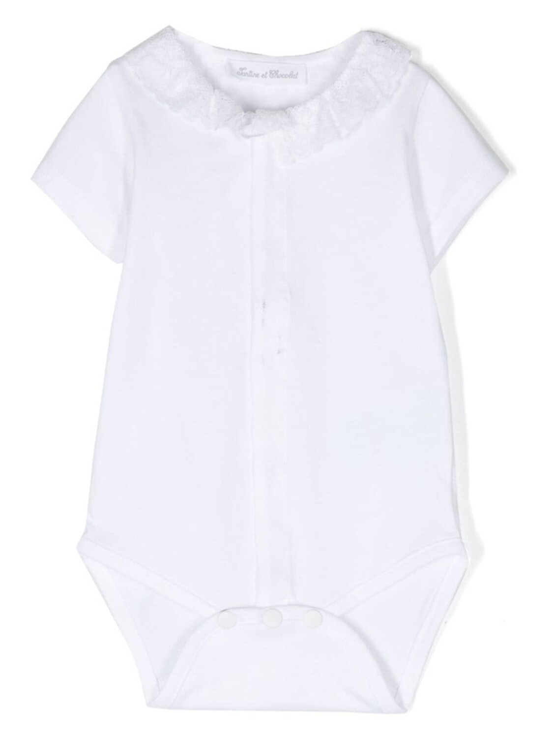 Tartine Et Chocolat боди с короткими рукавами и кружевом, белый
Tartine Et Chocolat боди с короткими рукавами и кружевом, белый