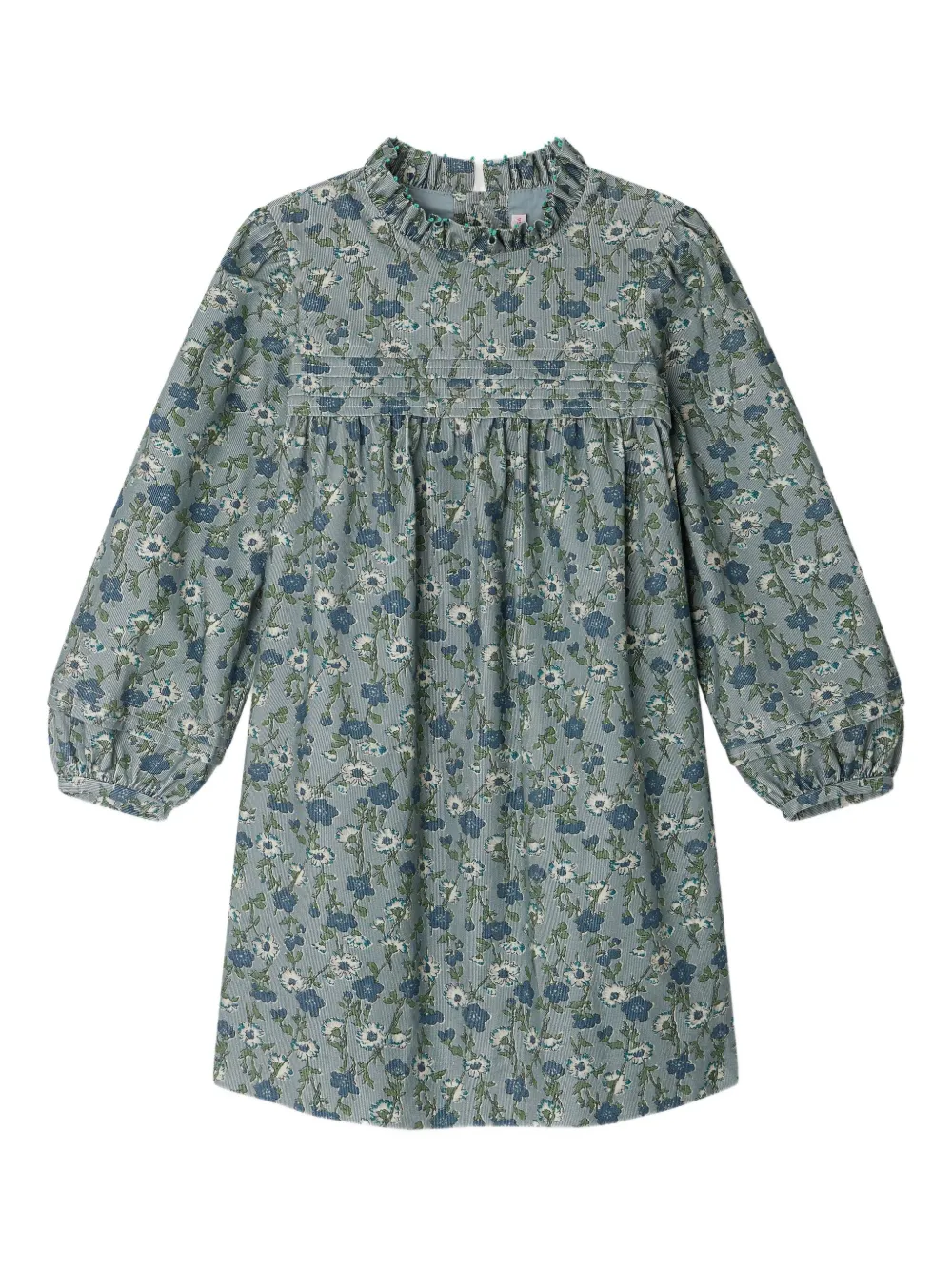 Платье с оборками и цветочным принтом Bonpoint, синий
Платье с оборками и цветочным принтом Bonpoint, синий