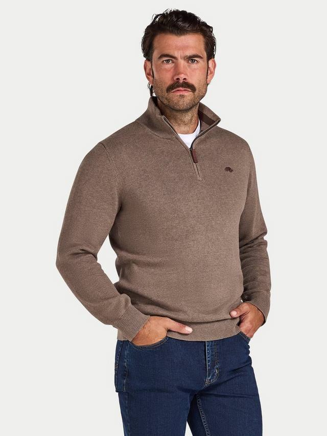 Классический джемпер с застежкой на четверть Raging Bull, Toast
Классический джемпер с застежкой на четверть Raging Bull, Toast