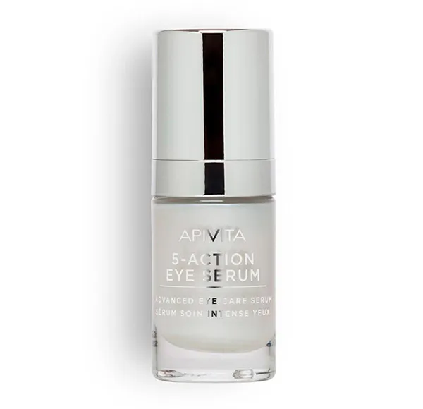 Интенсивный уход за кожей вокруг глаз 5-Action Eye Serum Apivita, 15 ml
Интенсивный уход за кожей вокруг глаз 5-Action Eye Serum Apivita, 15 ml