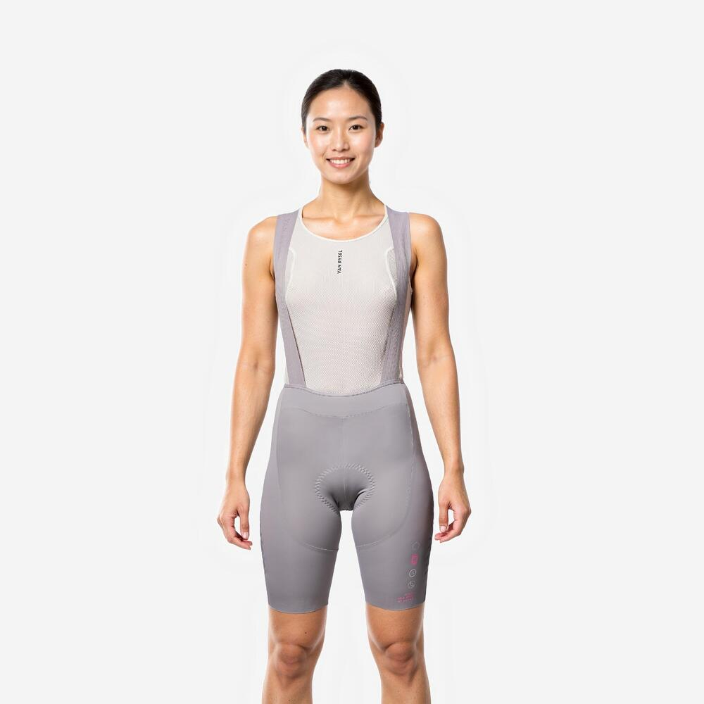 Женские шоссейные велорейтузы Van Rysel RCR светло-серые гоночная серия
Женские шоссейные велорейтузы Van Rysel RCR светло-серые гоночная серия