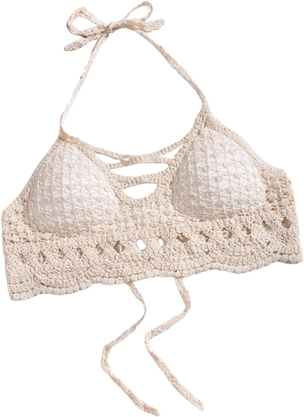 Пляжный топ-бралетт с кружевной вязкой для отдыха UGPLM
Пляжный топ-бралетт с кружевной вязкой для отдыха UGPLM