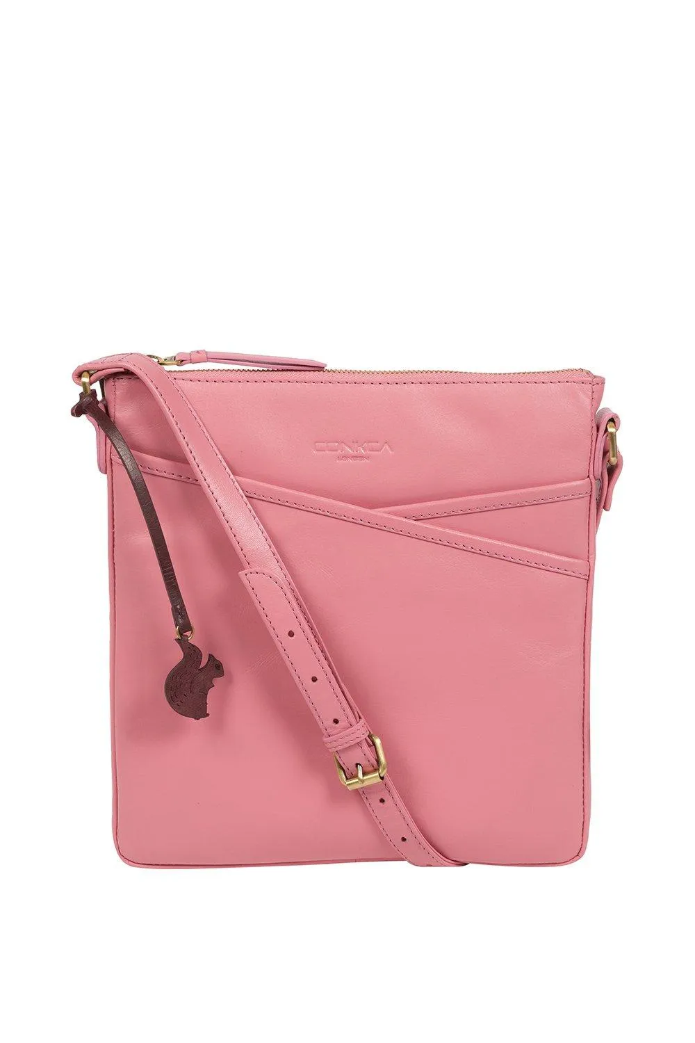 Кожаная сумка через плечо 'Avril' Conkca London, розовый
Кожаная сумка через плечо 'Avril' Conkca London, розовый