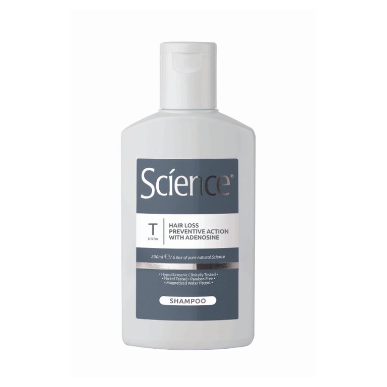 Science, Шампунь с аденозином, против выпадения волос, 200мл
Science, Шампунь с аденозином, против выпадения волос, 200мл