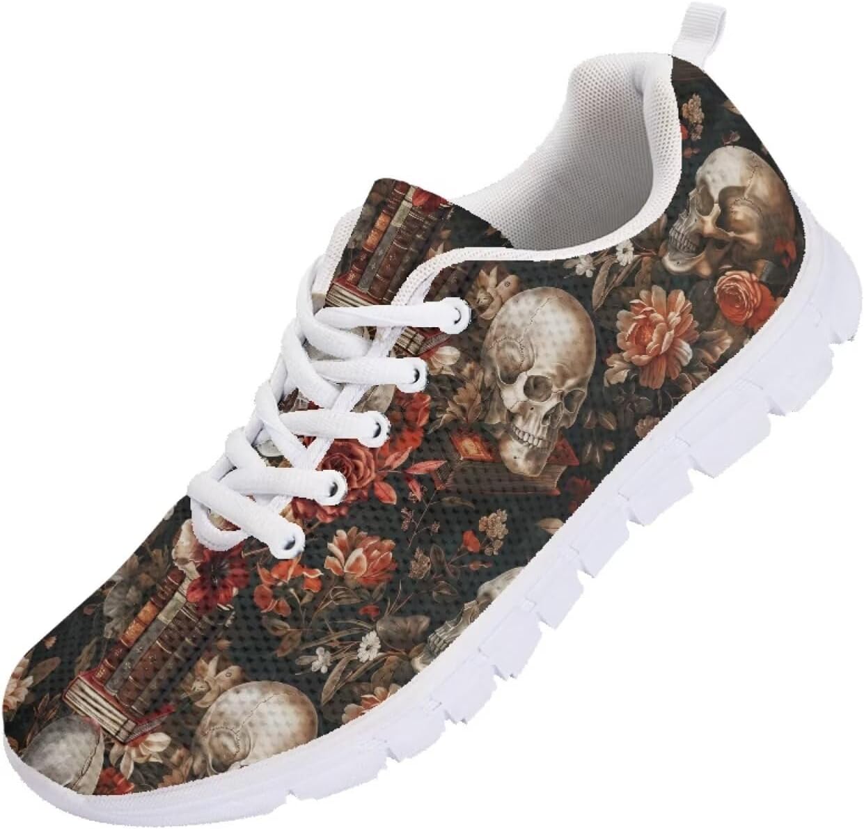 Кроссовки для бега мужские Funnydude с забавным принтом, комфортные теннисные кроссовки, дышащие сетчатые кроссовки для спортзала, Skull
Кроссовки для бега мужские Funnydude с забавным принтом, комфортные теннисные кроссовки, дышащие сетчатые кроссовки для спортзала, Skull