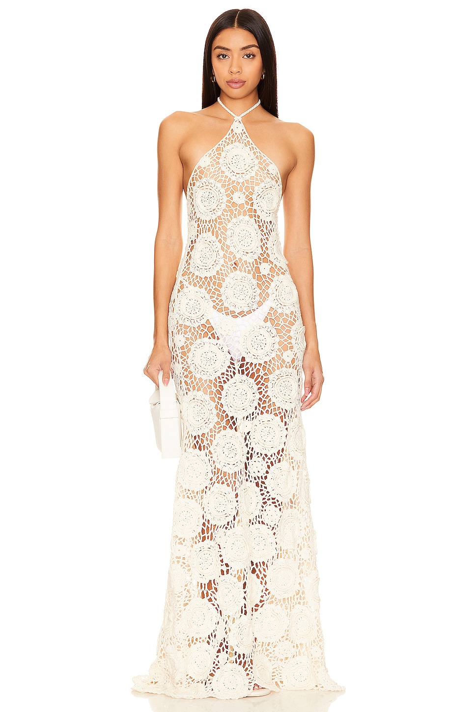 Платье thalassa с цветочным узором крючком Tularosa, белый
Платье thalassa с цветочным узором крючком Tularosa, белый