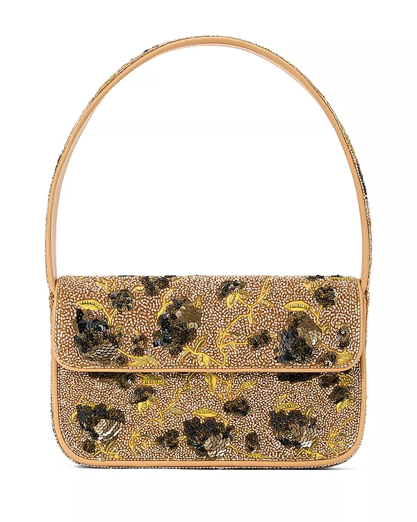 Сумка Томми, украшенная бисером Staud, золотой
Сумка Томми, украшенная бисером Staud, золотой