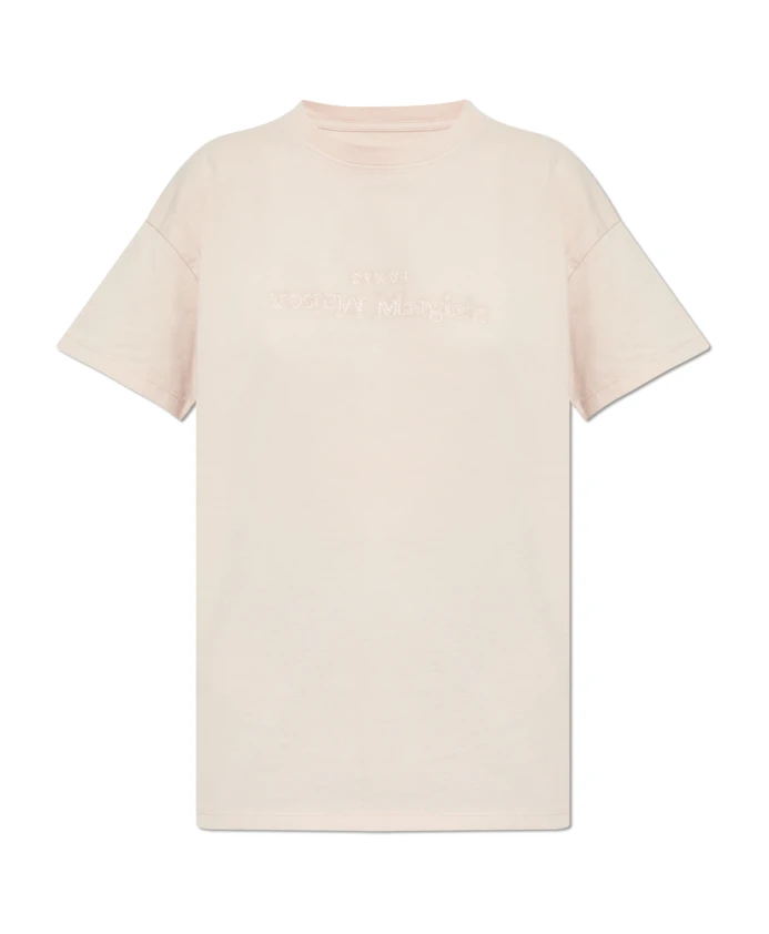 Футболка с логотипом Maison Margiela, розовый 
Футболка с логотипом Maison Margiela, розовый