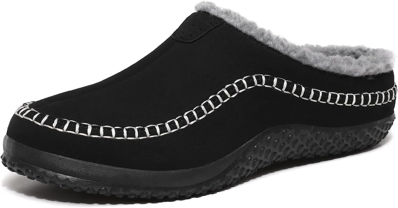 Мужские зимние шлепанцы с закрытой пяткой, удобные домашние и тапочки, теплые, мягкие, с поддержкой свода стопы и противоскользящей подошвой, широкие Generic, черный
Мужские зимние шлепанцы с закрытой пяткой, удобные домашние и тапочки, теплые, мягкие, с поддержкой свода стопы и противоскользящей подошвой, широкие Generic, черный