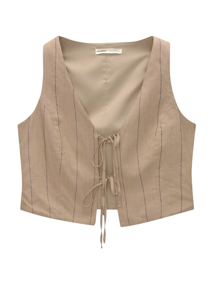 Классический блейзер Pull&Bear Suit Vest, коричневый
Классический блейзер Pull&Bear Suit Vest, коричневый