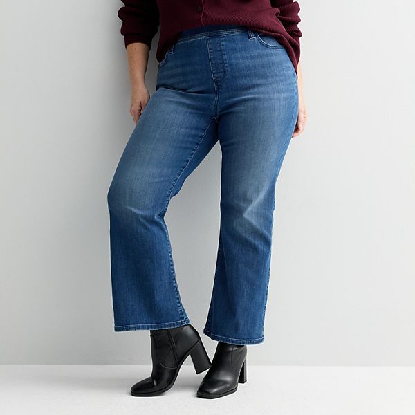 Джинсы bootcut plus size на резинке Nine West, Medium Wash
Джинсы bootcut plus size на резинке Nine West, Medium Wash