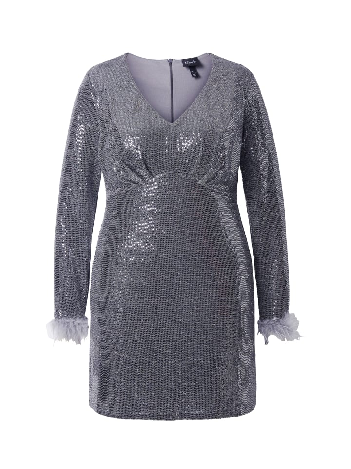 Длинное платье Ulla Popken, серебряный
Длинное платье Ulla Popken, серебряный