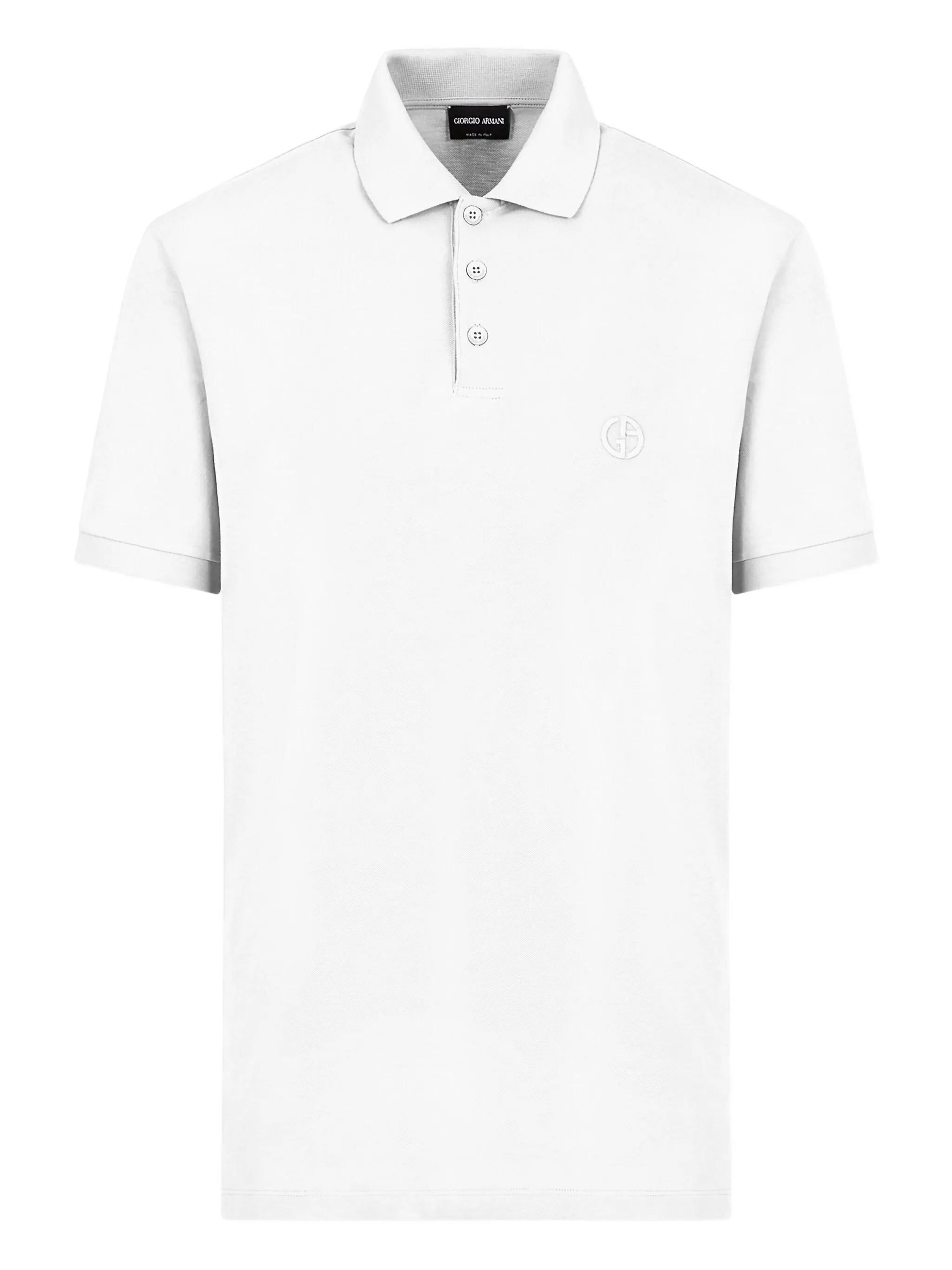 Рубашка поло с вышитым логотипом Giorgio Armani, белый
Рубашка поло с вышитым логотипом Giorgio Armani, белый