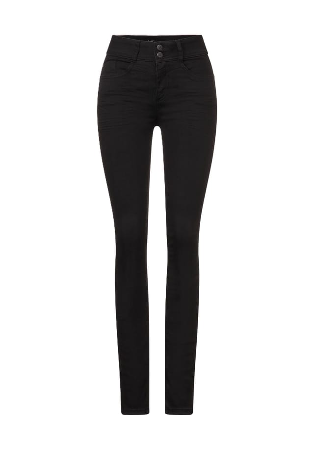 Джинсы облегающего кроя с пятью карманами Street One, черный
Джинсы облегающего кроя с пятью карманами Street One, черный