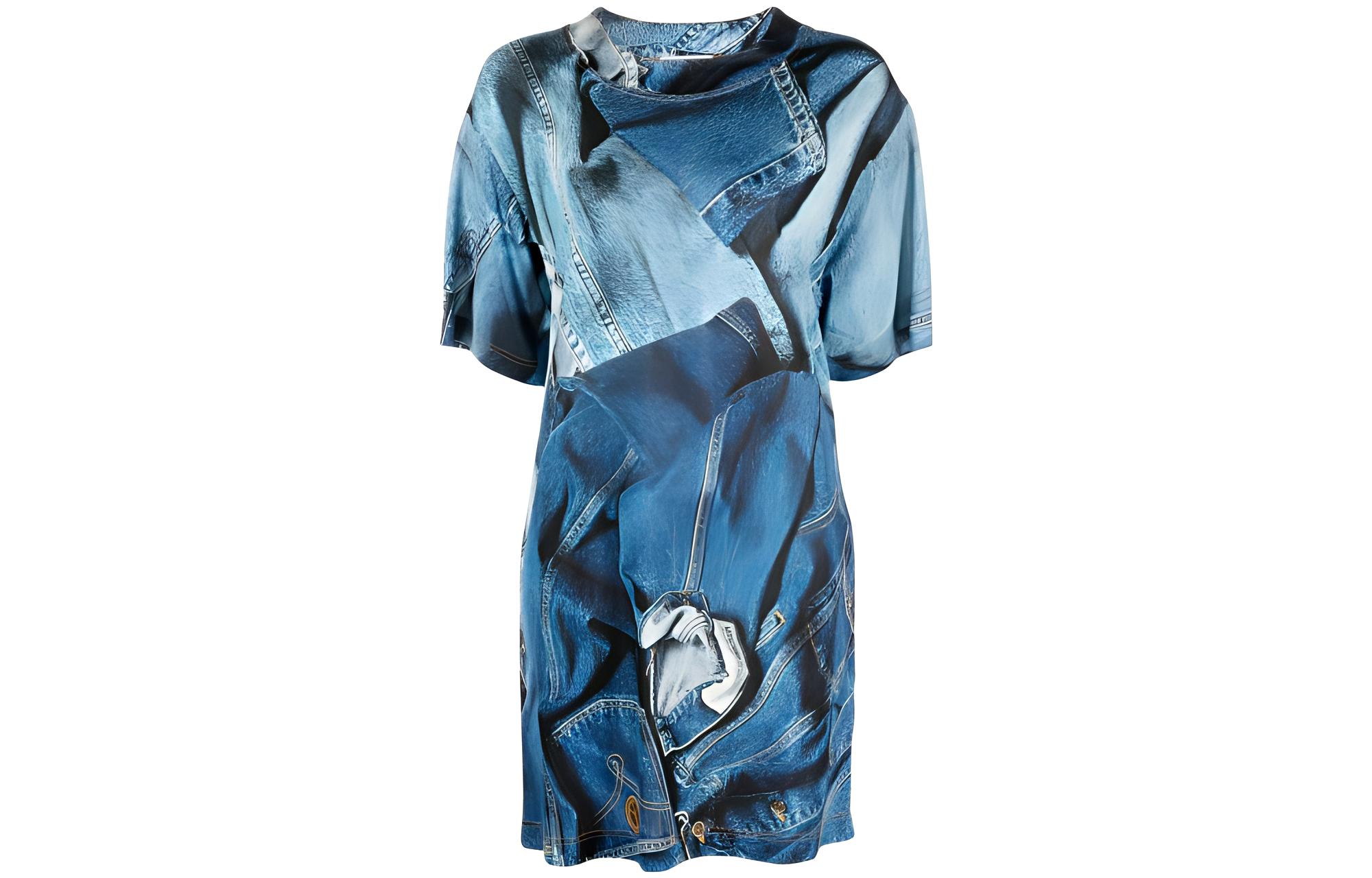 Футболка-платье с принтом под джинсы MOSCHINO, синий
Футболка-платье с принтом под джинсы MOSCHINO, синий