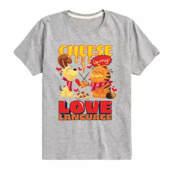 Футболка с принтом "Гарфилд" и надписью "Любовь к сыру" для мальчиков 8-20 лет Nickelodeon, серый
Футболка с принтом "Гарфилд" и надписью "Любовь к сыру" для мальчиков 8-20 лет Nickelodeon, серый