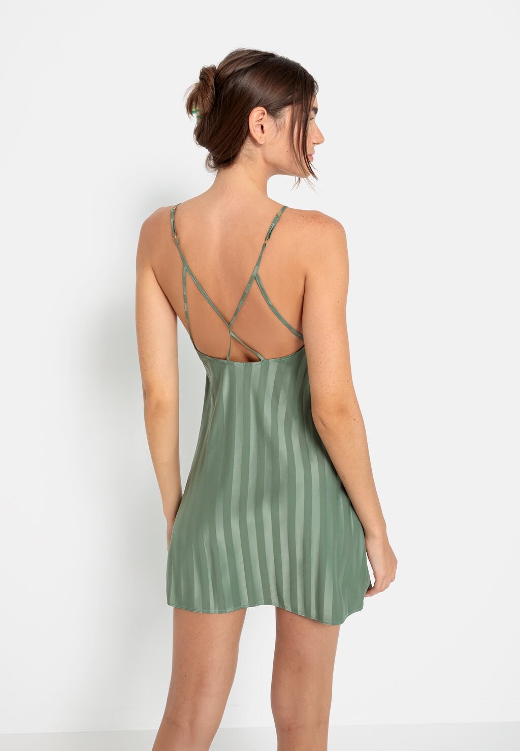 Ночная рубашка LASCANA, темно-зеленый
Ночная рубашка LASCANA, темно-зеленый