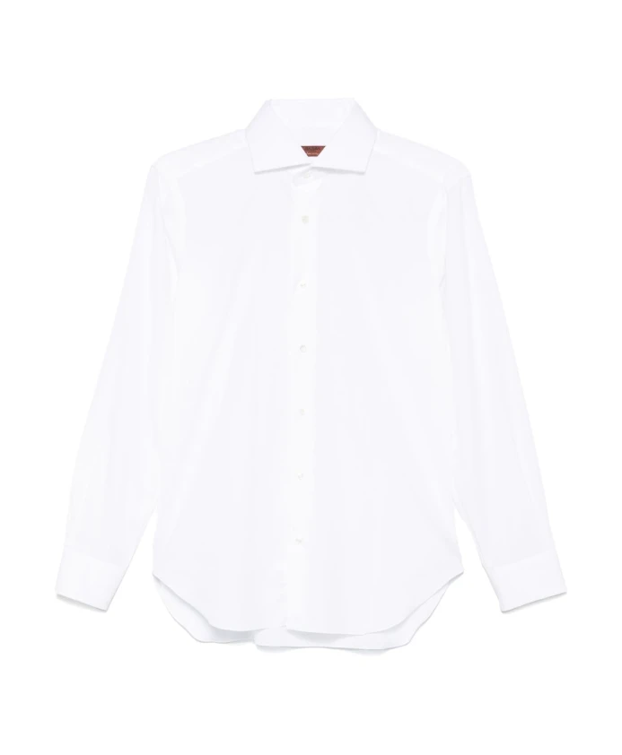 Белая хлопковая рубашка с застежкой на пуговицы. Barba, белый
Белая хлопковая рубашка с застежкой на пуговицы. Barba, белый