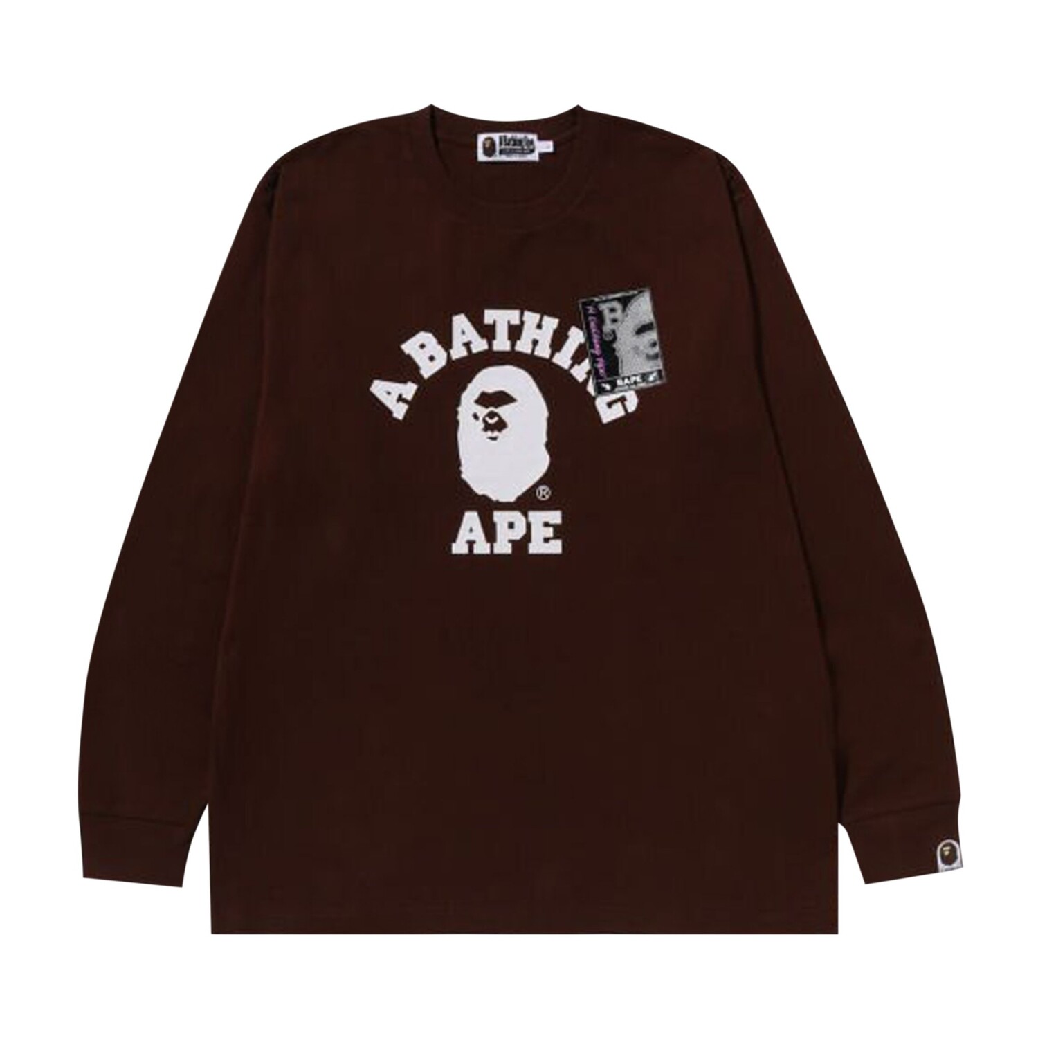 Футболка с длинными рукавами BAPE Mad Face College, коричневая, Коричневый, Футболка с длинными рукавами BAPE Mad Face College, коричневая
Футболка с длинными рукавами BAPE Mad Face College, коричневая, Коричневый, Футболка с длинными рукавами BAPE Mad Face College, коричневая