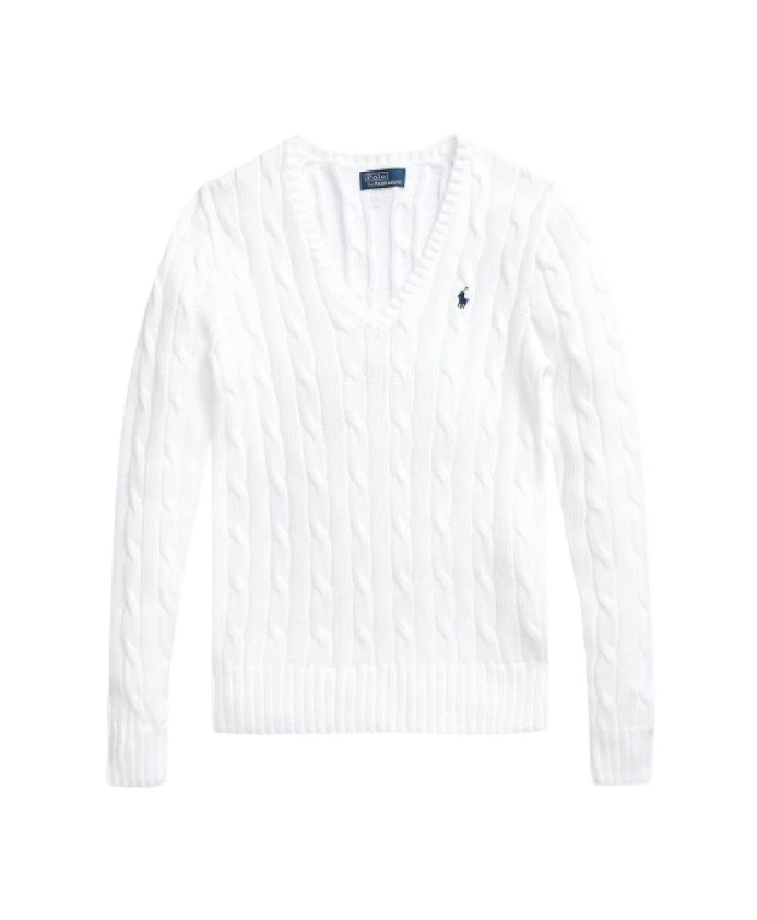 Свитер Kimberly из пима-хлопка, связанный витым узором. Polo Ralph Lauren, белый
Свитер Kimberly из пима-хлопка, связанный витым узором. Polo Ralph Lauren, белый